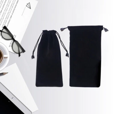  4 Pcs Cloth Gift Bags Jewelry Pouch Watch Storage Drawstring Mesh - Image 1 of 4