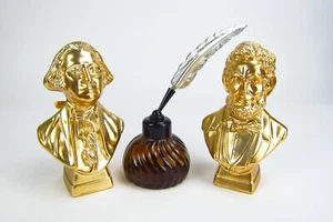 Pluma Avon Gold Washington Lincoln Bosques Profundos Tai Vientos después del afeitado - Imagen 1 de 5
