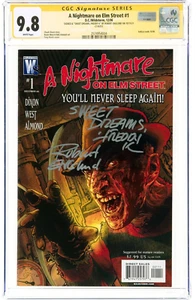 A Nightmare on Elm Street #1 Signed: Robert Englund (DC/Wildstorm, 2000) CGC 9.8 - Picture 1 of 6
