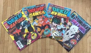 My Hero Academia Exhibition DRAWING SMASH Limited Leaflet Comic 1 2 3 4 full set - Picture 1 of 3
