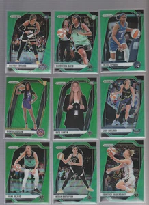 ( 50 ) 2024 PANINI PRIZM WNBA SP GREEN PRIZM ROOKIE & VETERAN LOT - KATE MARTIN - Picture 1 of 6