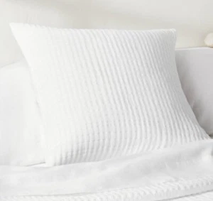 Euro Lyocell Cotton Blend Coverlet Sham White - Casaluna - Picture 1 of 4