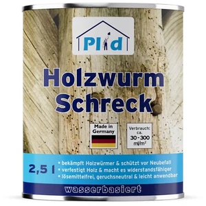 Plid Ver à Bois-Ver-Forte Incolore 2,5L / Protection Efficace Bois Intérieur & Extérieur / Bois - Photo 1/8