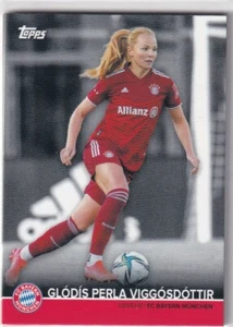 Topps Bayern Munich Team-Set 2022 Fußball Karte Glodis Perla Viggosdottir - Picture 1 of 2