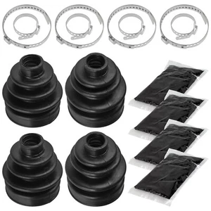 2 Front Axle Inner Outer CV Boot Kit for Yamaha Grizzly 660 YFM660F 4X4 2003-08 - Picture 1 of 7
