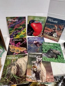 Vintage National And InternatioWildlife Magazine Magazine Lot Of 8 1989-90. BK - Picture 1 of 5