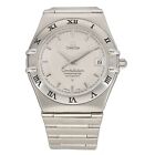 Omega Constellation Steel Watch 35.5mm Case Grey Dial With 17.5cm Strap