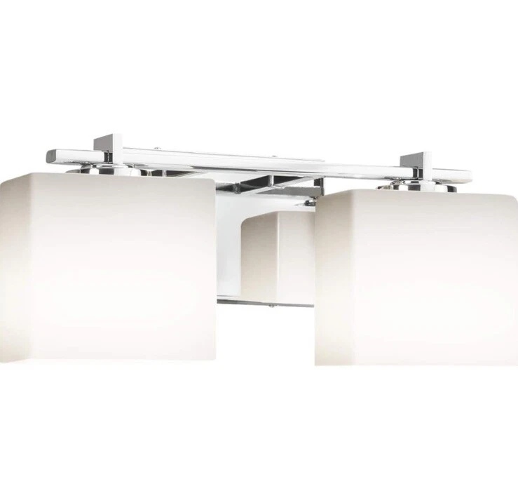Justice Design Group FSN-8442-55-OPAL-CROM Bathroom Fixtures Indoor Lighting - Image 1 of 1