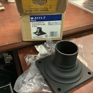 Thomas Lighting M-5111-7 Post Adapter for Post Lanterns W/3” Fitter