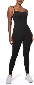 Heathyoga Womens 1 Pc Jumpsuit Tummy Control Adjustable Straps Bodycon Romper LG - Picture 1 of 2