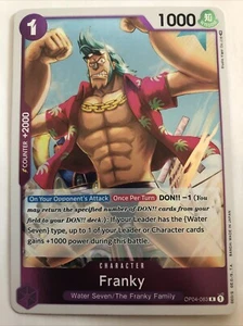 One Piece Kingdoms Of Intrigue Franky Foil OP04-063 NM Rare - Picture 1 of 2