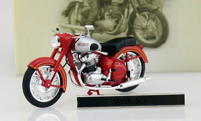 Jawa 500 rot  1:24 Motorrad- Modell / Die-cast 114  - Bild 1 von 3