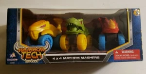 Warrior Tech 4X4 Mayhem Masher 3 Dinosaur push Vehicles- New in Box. Ships free - Picture 1 of 5