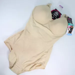Maidenform Flexees Bodyshaper Sculpts Ultra Firm Gr. XL Beige Schlankmacher Muster - Bild 1 von 7