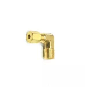 5/32" Tube OD Compression x 1/8" Male Npt Elbow Fitting Adapter Connector - Picture 1 of 6