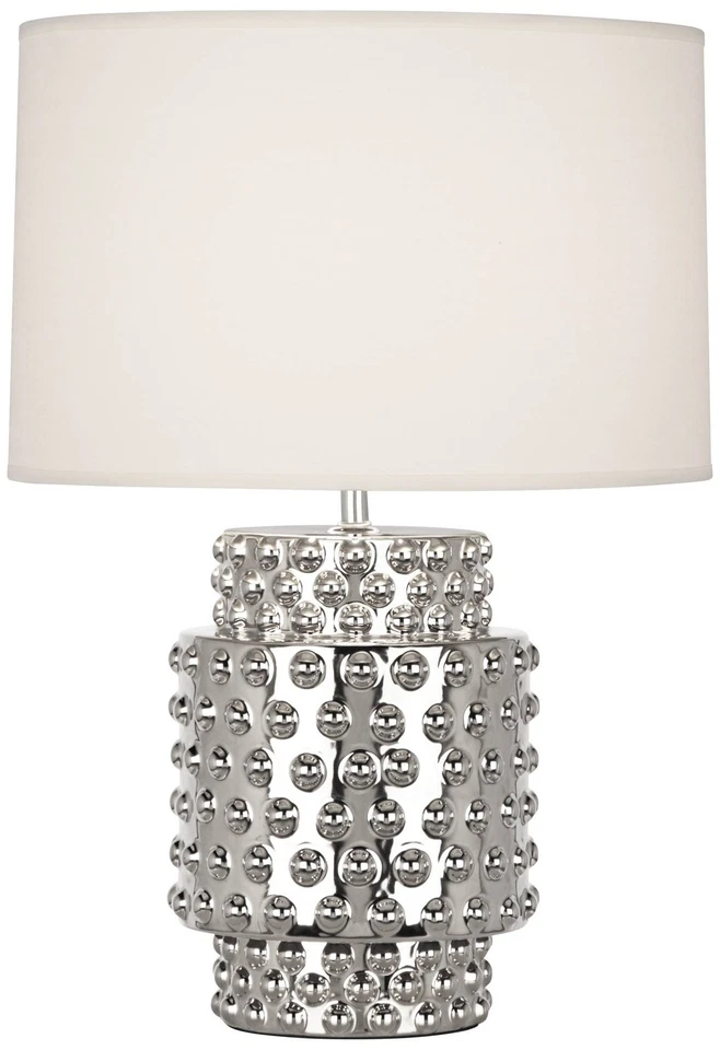 Lámpara de acento Robert Abbey Dolly 21 1/2" de metal níquel pulido alto Foto 1 de 1