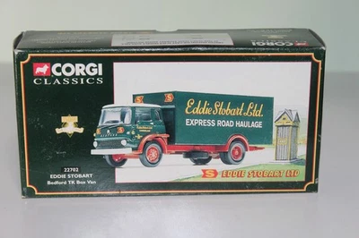 CORGI CLASSICS 1:50 BEDFORD TK BOX VAN - EDDIE STOBART 22702 - image 1 of 4