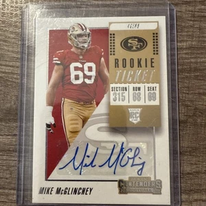 2018 Panini Contenders - Rookie Ticket Autograph Mike McGlinchey #231 (AU, RC) - Bild 1 von 2