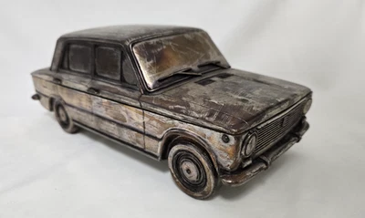 scatola maquette FIAT 124 in scala 1/13 stampo pocher portaoggetti promozionale - Immagine 1 di 4