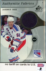 2005-06 SP Game Used Authentic Fabrics #AFJJ Jaromir Jagr - Picture 1 of 2
