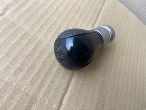 Honda GK3 Fit RS genuine shift knob MT car 5MT Black Leather Manual Japan - Imagen 1 de 24