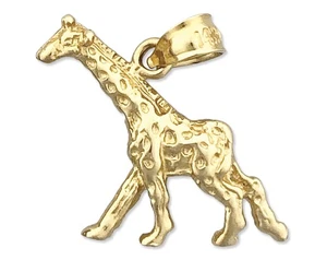 14K Gold Giraffe Charm - Picture 1 of 6
