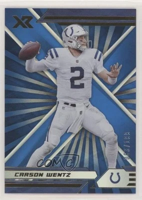 2021 Panini XR Blue /199 Carson Wentz #42 - Image 1 of 2