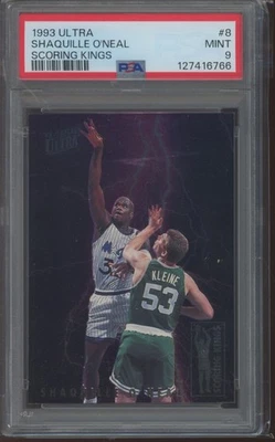 1993-94 Fleer Ultra баскетбол Шакил О'Нил MAGIC #8 Scoring Kings PSA 9 - Изображение 1 из 2