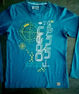 there+here Jungen Tshirt langarm dunkel türkis, 170/176 - Bild 1 von 5