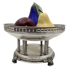 German Continental Silver Centerpiece Stand/ Footed Bowl in Neoclassical Style