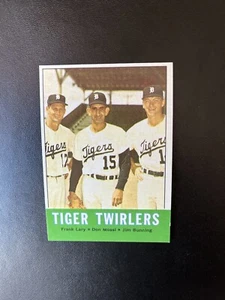 1963 TOPPS #218 "TIGER TWIRLERS" W/HOF'er BUNNING—PACK FRESH💥*** (tgcs) - Picture 1 of 2