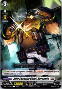 Blitz Security Chief, Herumzie D-BT13/075EN C Cardfight! Vanguard Near Mint - Picture 1 of 1