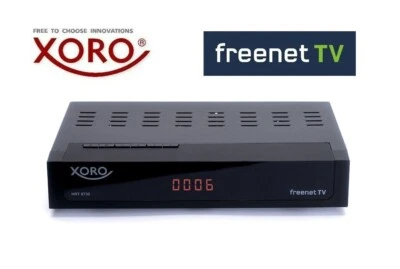 XORO HRT 8730 DVB-T2, DVB-C HEVC HD-Receiver, 6 Monate freenet TV, USB PVR-Ready - Bild 1 von 4