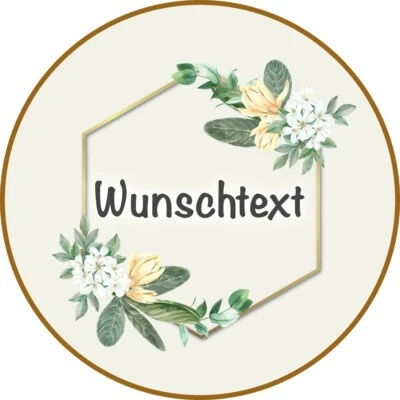 Blumen eßbar Torten-bild-aufleger Party Deko Geburtstag personalisiert Kranz neu - Bild 1 von 4