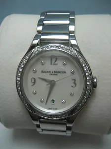 BAUME MERCIER S/S ILEA DIAMONDS .62CTW WATCH "SWEET" - Picture 1 of 9