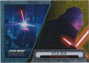 STAR WARS 2016 TOPPS EVOLUTION GOLD PARALLEL BASE INSERT #93 KYLO REN 34/50 - Picture 1 of 2