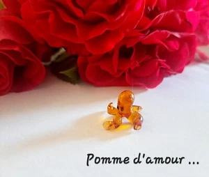 Verre de Murano petite figurine À poser, délicate et raffinée, 1.5 X 1 cm - Picture 1 of 3