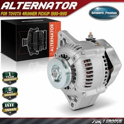 Alternador para camioneta Toyota 4Runner 1993-1995 70A CW polea de 1 ranura transmisión automática Foto 1 de 4