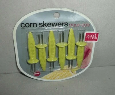 Bradshaw International Good Cook Corn On The Cob Skewers Holders Good cooking  - Image 1 of 3
