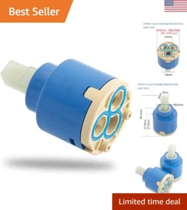 Diameter 35mm Ceramic Faucet Cartridge Replacement for Single Handle Kitchen ... - Picture 1 of 7