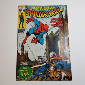 Marvel Comics The Amazing Spider-Man #95 FN Key Issue Visits London - Picture 1 of 5