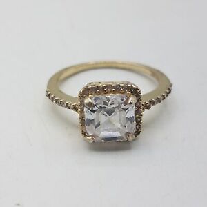 Fas 925 Sterling Silver Thai Cubic Zirconia Ring Size 6