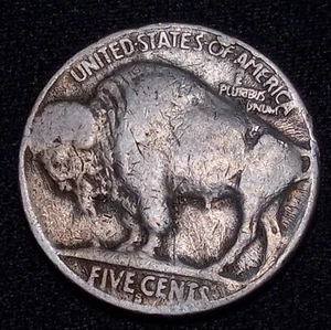 1925 S Buffalo Nickel cud error - Picture 1 of 3