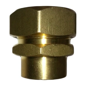 1" PEXworx Pex-Al-Pex Compression x Male Sweat Brass Fitting - Picture 1 of 1