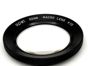 Rowi Zoom Lense Macro Lens +10 Filter 52mm Circular Filter Thread M52 - Picture 1 of 1