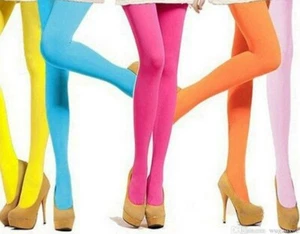 OPAQUE TIGHTS PANTYHOSE PREMIUM QUALITY COLOURS FAST FREE POST AUSSIE SELLER  - Picture 1 of 25