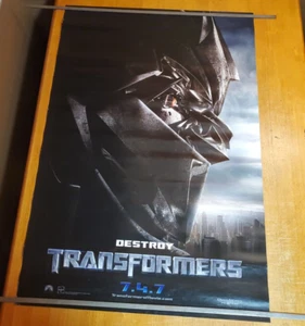 Póster de película enrollada Transformers original DS doble 27X40 Destruir - Imagen 1 de 16