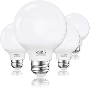 G25 LED Globe Light Bulbs, 5W Vanity Light Bulb (60W Equivalent),Daylight 4000K, - Picture 1 of 7
