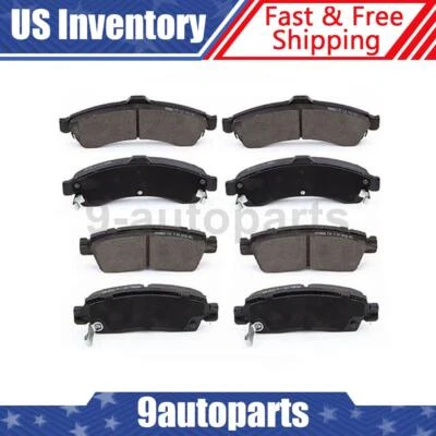 Front & Rear Ceramic Brake Pads Kit For 2002 - 2004 2005 Chevrolet Trailblazer - Image 1 of 4