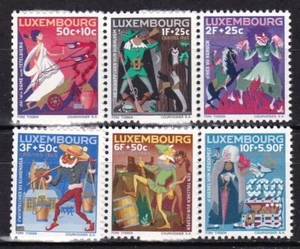 LUXEMBOURG #B246-B251 MNH VARIOUS FAIRY TALES OF LUXEMBOURG - Picture 1 of 1